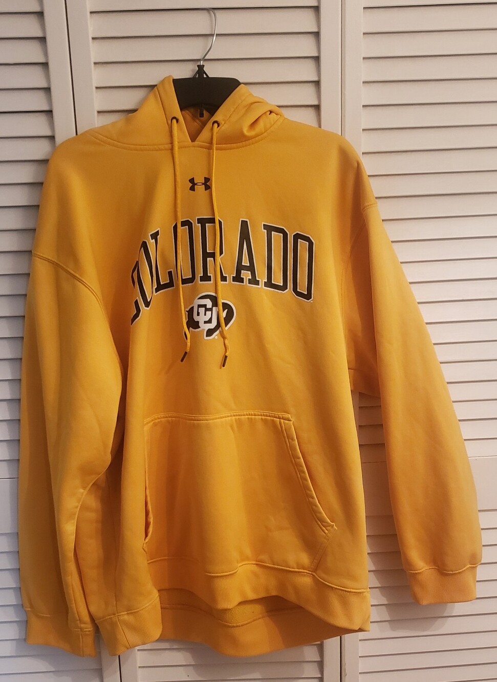 Under Armour Colorado Men's Yellow Pullover Hoodie